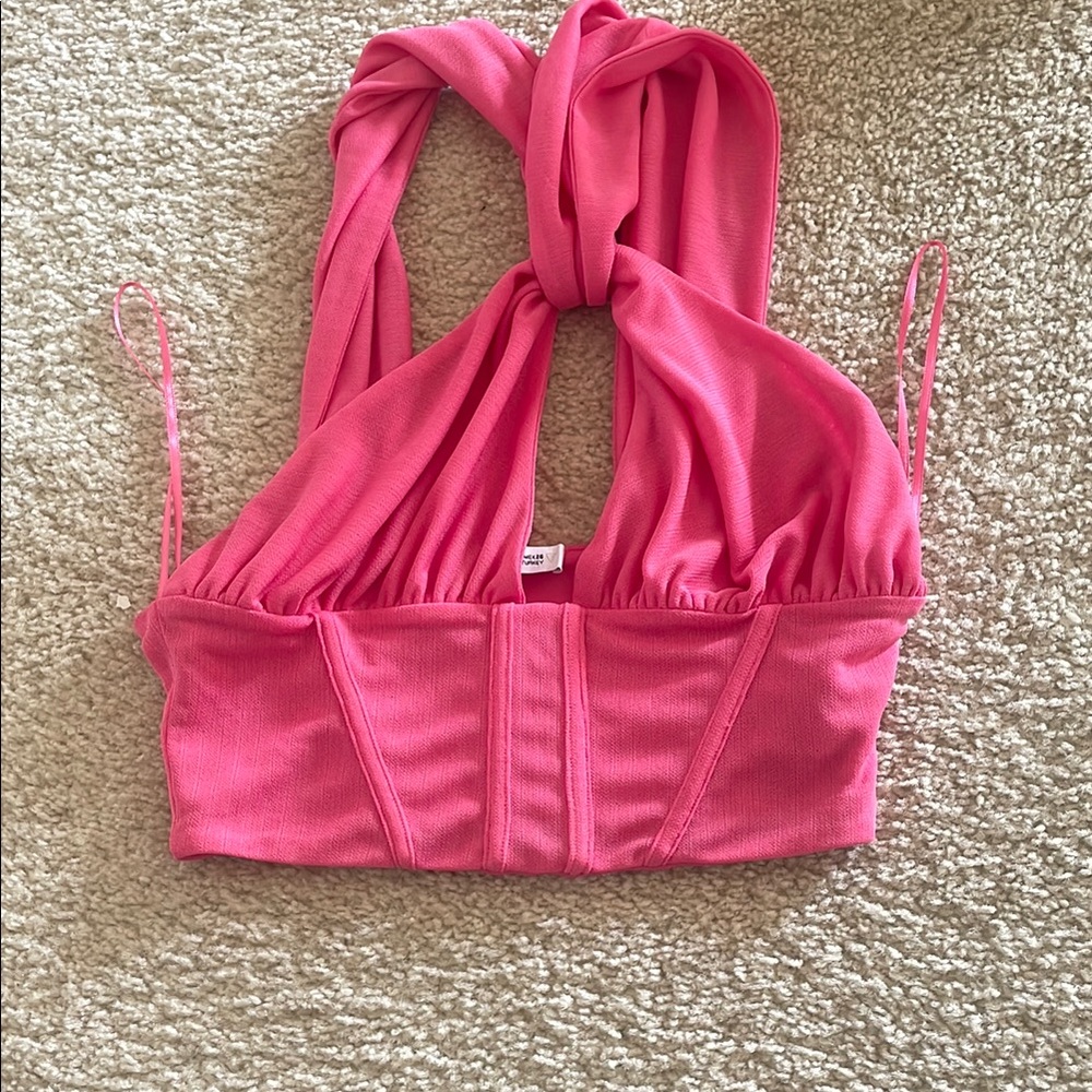 Zara Vibrant Pink Top